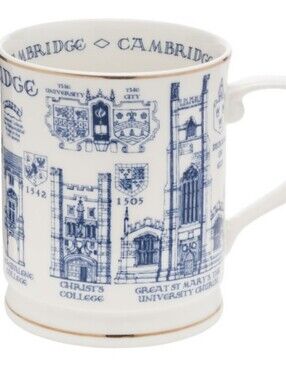 Temple Island Heritage Cambridge Bone China Tankard w/Gold Trim 380ml